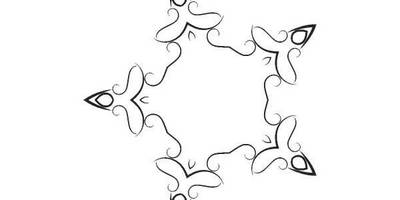 Орнамент цветы 476