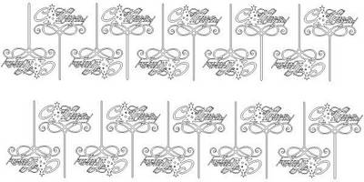 Топперы с новым годом раскладка