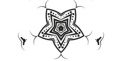 Орнамент цветы 181