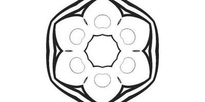 Орнамент цветы 103