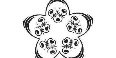 Орнамент цветы 252