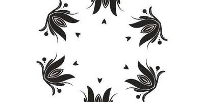 Орнамент цветы 149