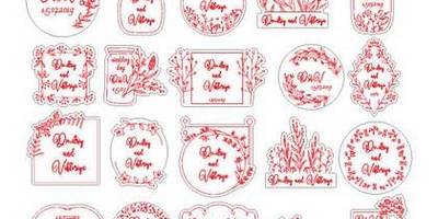 8 марта основы для магнитов и приглашений