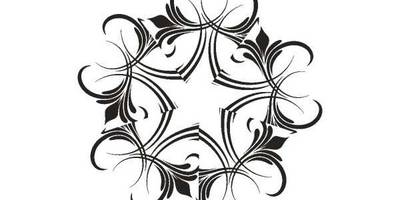 Орнамент цветы 294
