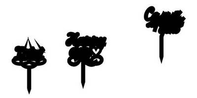 Топпер love с бабочками