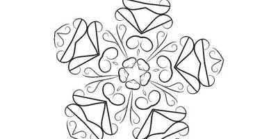 Орнамент цветы 351