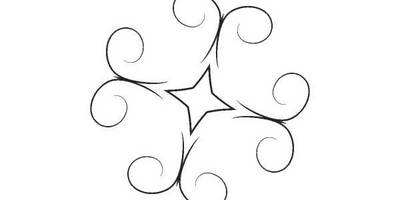 Орнамент цветы 18