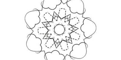 Орнамент цветы 369