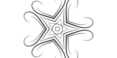 Орнамент цветы 377