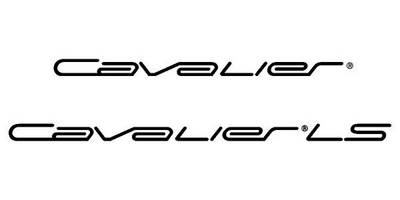 GM cavalier logos