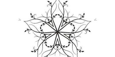 Орнамент цветы 214