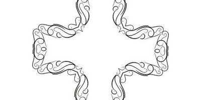 Орнамент цветы 481