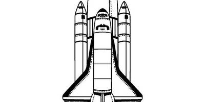 Чб силуэт шаттла