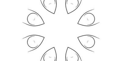 Орнамент цветы 360