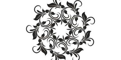 Орнамент цветы 51