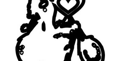 Топпер девочка байкер мото свадебный