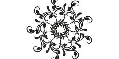 Орнамент цветы 49