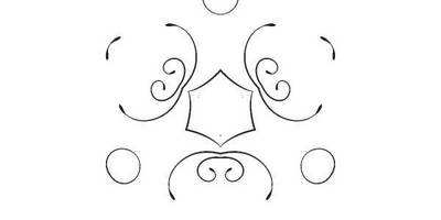 Орнамент цветы 38