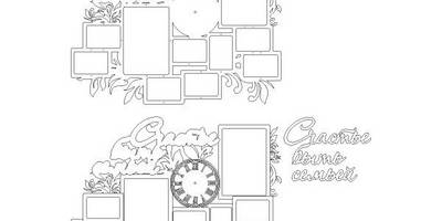 Часы фоторамка счастье быть семьей 10 фото