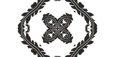 Орнамент цветы 464