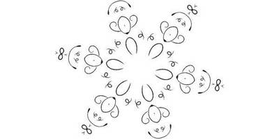 Орнамент цветы 421