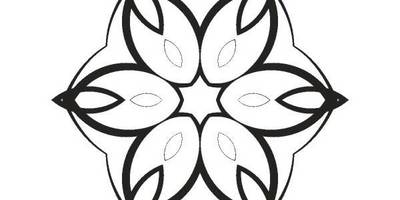 Орнамент цветы 110