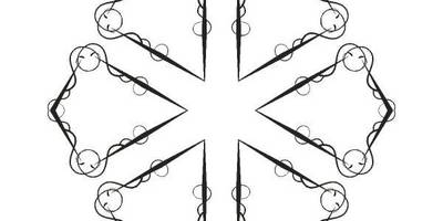 Орнамент цветы 236