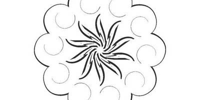 Орнамент цветы 170