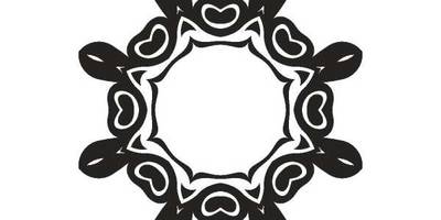 Орнамент цветы 442