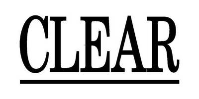 Clear logo