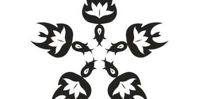 Орнамент цветы 401