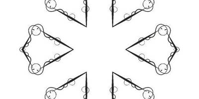 Орнамент цветы 235