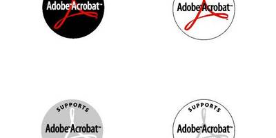 Adobe Acrobat Support logos