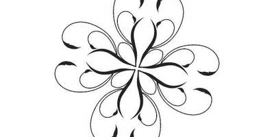 Орнамент цветы 419