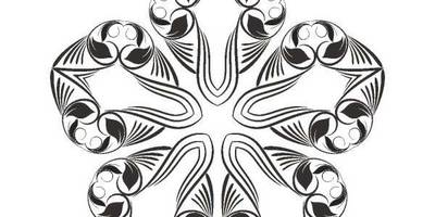 Орнамент цветы 190