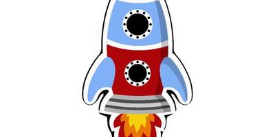 Наклейка ракета