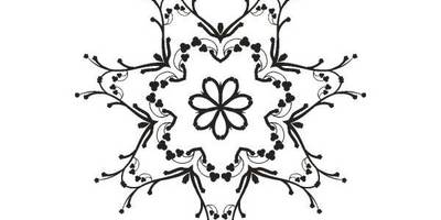 Орнамент цветы 223