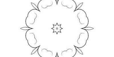 Орнамент цветы 391