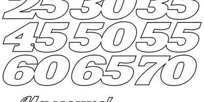 Топпер цифры заготовки