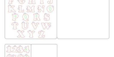 Алфавит английский с цифрами cyb