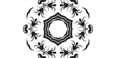 Орнамент цветы 23