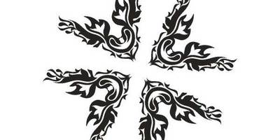 Орнамент цветы 444