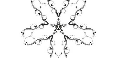 Орнамент цветы 7