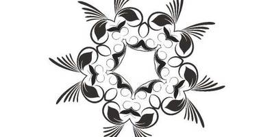 Орнамент цветы 141