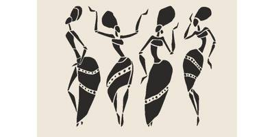 Орнамент африканские девушки