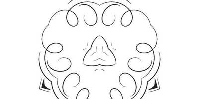 Орнамент цветы 127