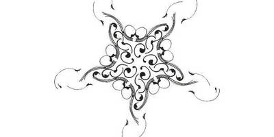 Орнамент цветы 39