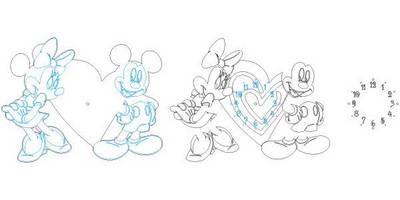 Часы детские микки и минни маус