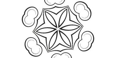 Орнамент цветы 120