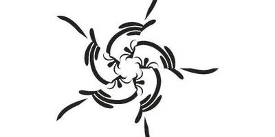 Орнамент цветы 257